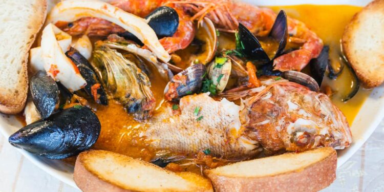 Zuppa di pesce alla Catanese